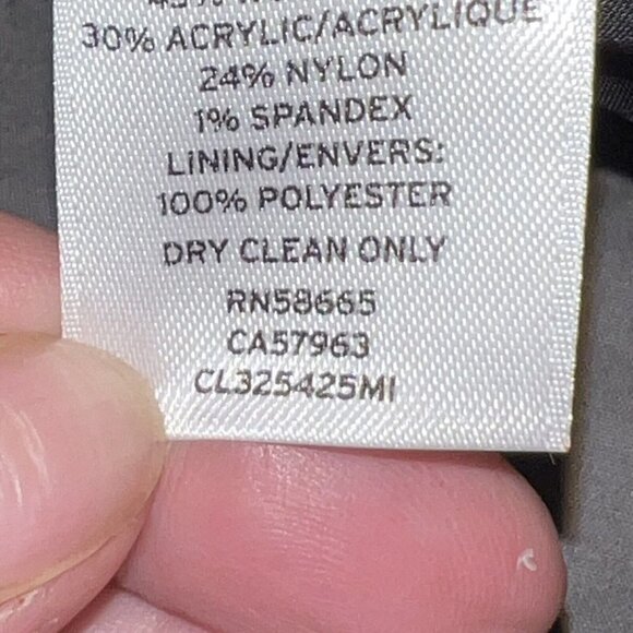 Nordstrom Classiques Entier Wool Blend Tweed Boucle Pencil Skirt Women 6 Stripes - Picture 8 of 10